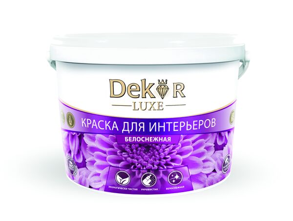 Краска "DEKOR" для интерьеров