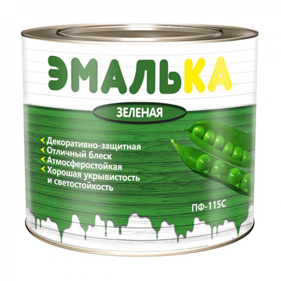 Эмаль ПФ-115 С ЭМАЛЬКА зелёная