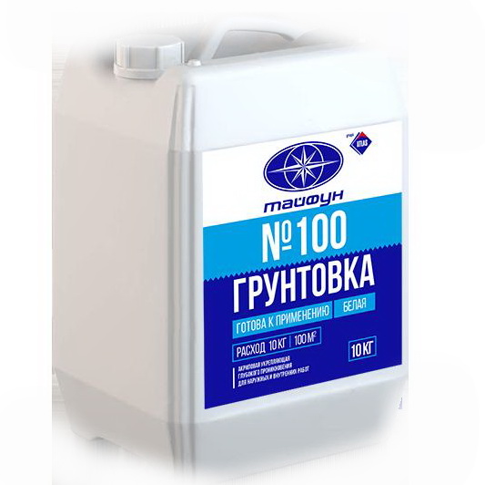 Грунтовка акриловая Тайфун Мастер №100 белая