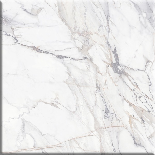 Плитка Beryoza Ceramica Briere G белый (418x418)