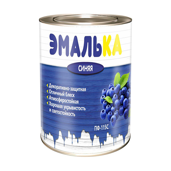 Эмаль ПФ-115 С ЭМАЛЬКА синяя