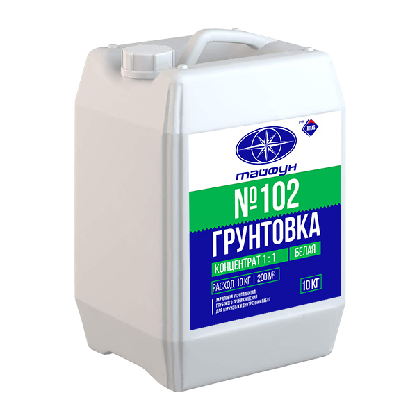 Грунтовка-концентрат акриловая Тайфун-Мастер №102, 5 кг