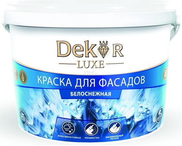 Краска "DEKOR" для фасадов