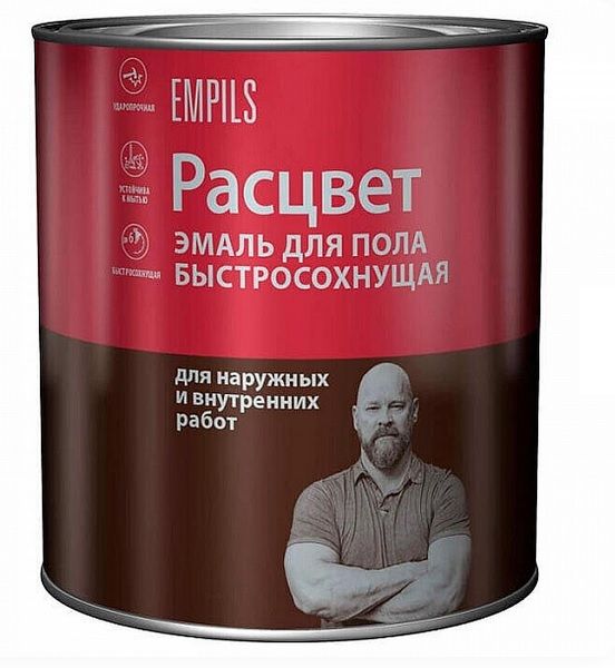 Эмаль Расцвет Для пола быстросохнущая