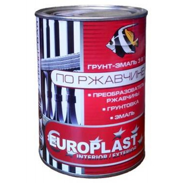 Грунт-эмаль Euroclass по ржавчине, 0.9 кг