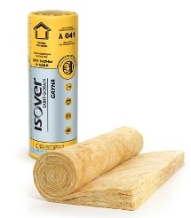 Утеплитель ISOVER Сауна - 50/Y/C, 50х1200х12500 мм (15 м2)