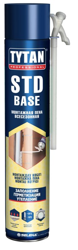 Пена монтажная всесезонная TYTAN Professional STD BASE 750 мл