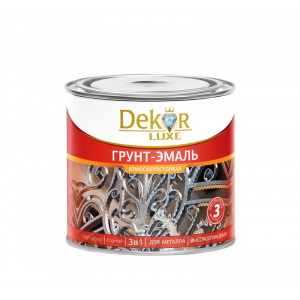 Грунт-эмаль Dekor 3 в 1 алкидная, 0.9 кг