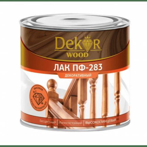 Лак ПФ-283 DEKOR декоративный 0.8 кг