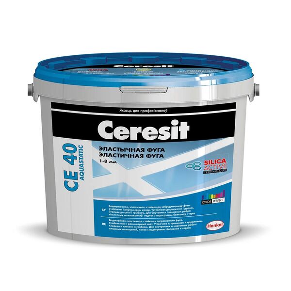 Фуга Ceresit CE-40 для заполнения швов НВ эластичная 2кг