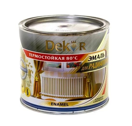 Эмаль Dekor Для радиаторов отопления, алкидная, 0.8кг